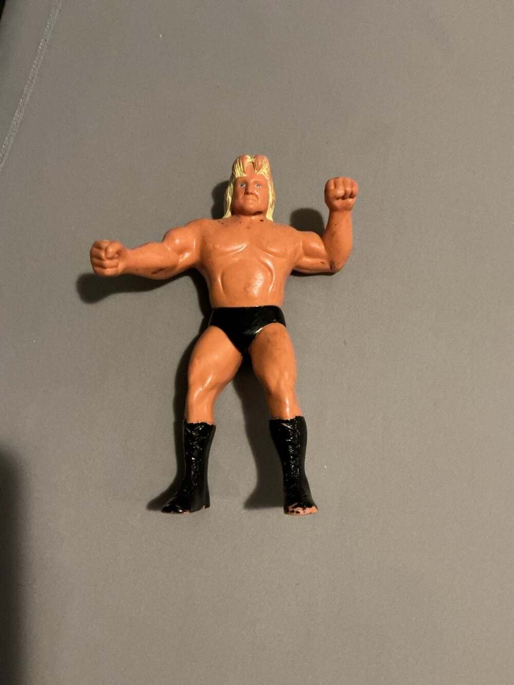 Ljn WWF Greg The Hammer Valentine Wrestling Action Figure 1985